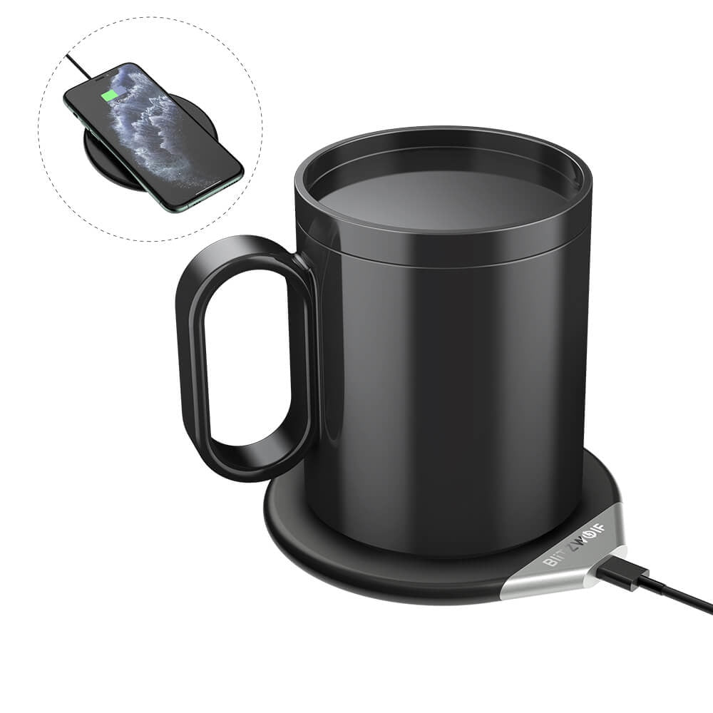 2 in 1 Mug Warmer Coffee Mug Warmer Wireless Charger / Open Box