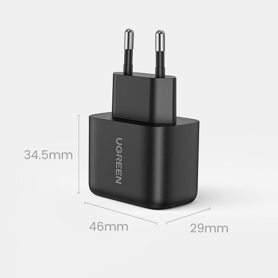 UGREEN USB C Charger Plug PD 25W Type C Wall Fast Power Adapter