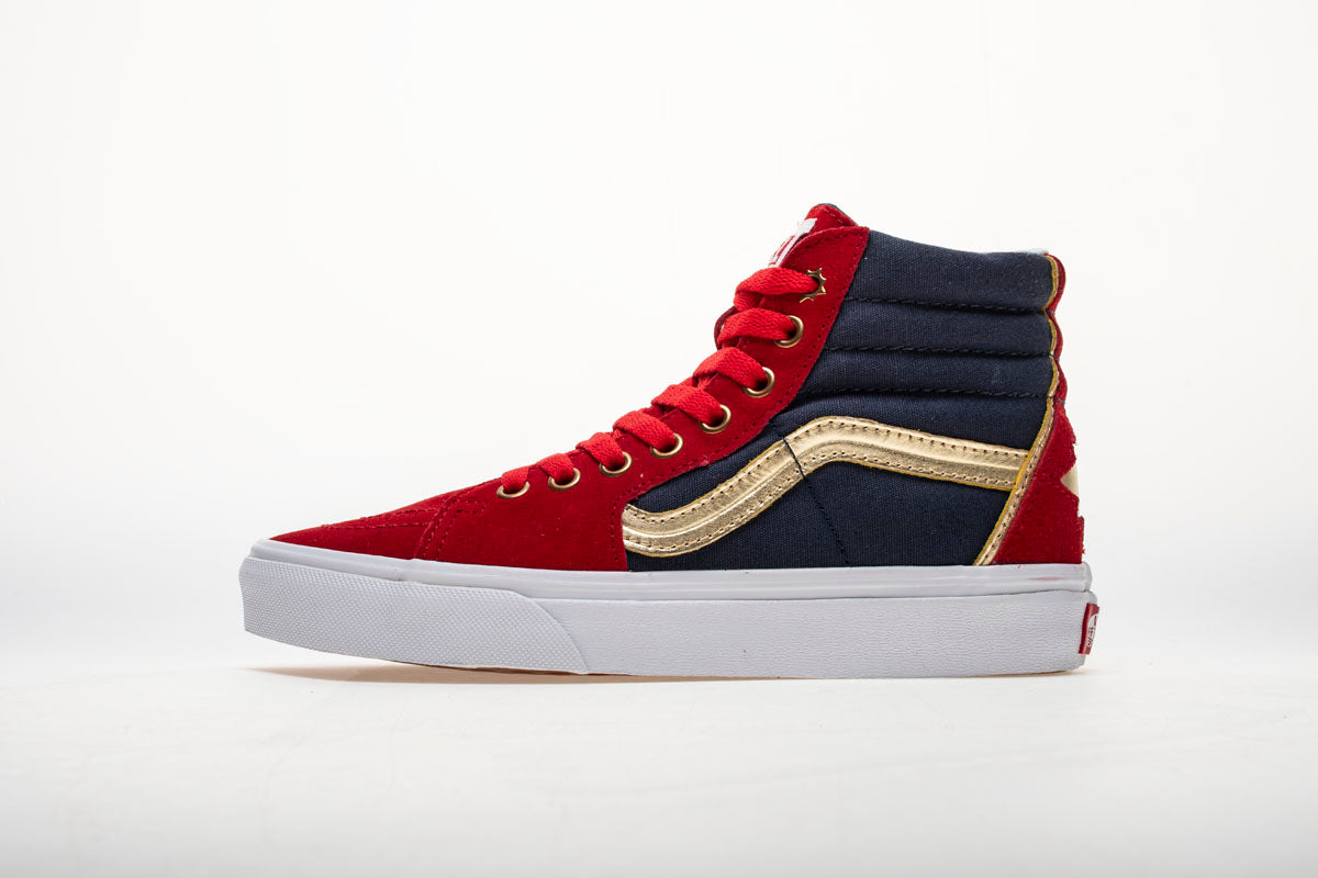 captain marvel vans size 9.5