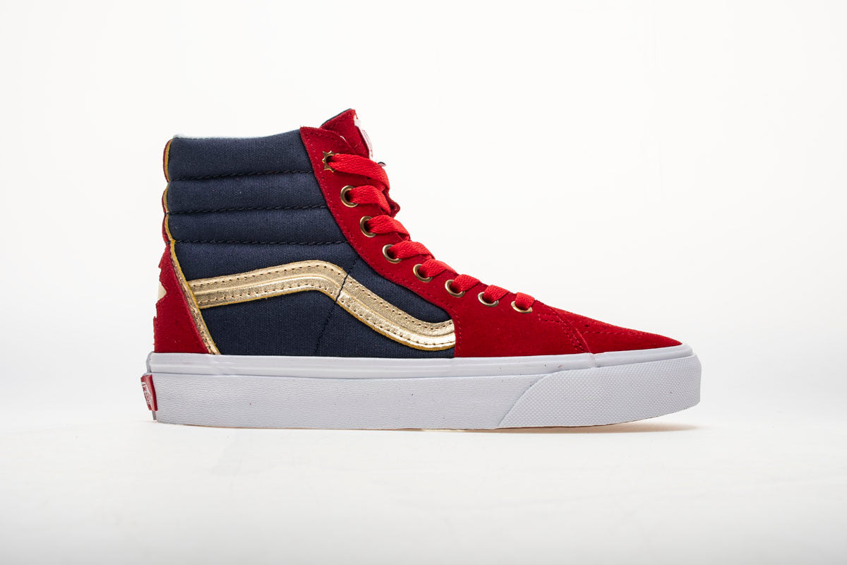 vans sk8 hi captain marvel