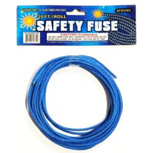 A44A- Blue Cannon Safety Fuse - Redbeard’s Firework Showcase - Cannon Fuse Waterproof