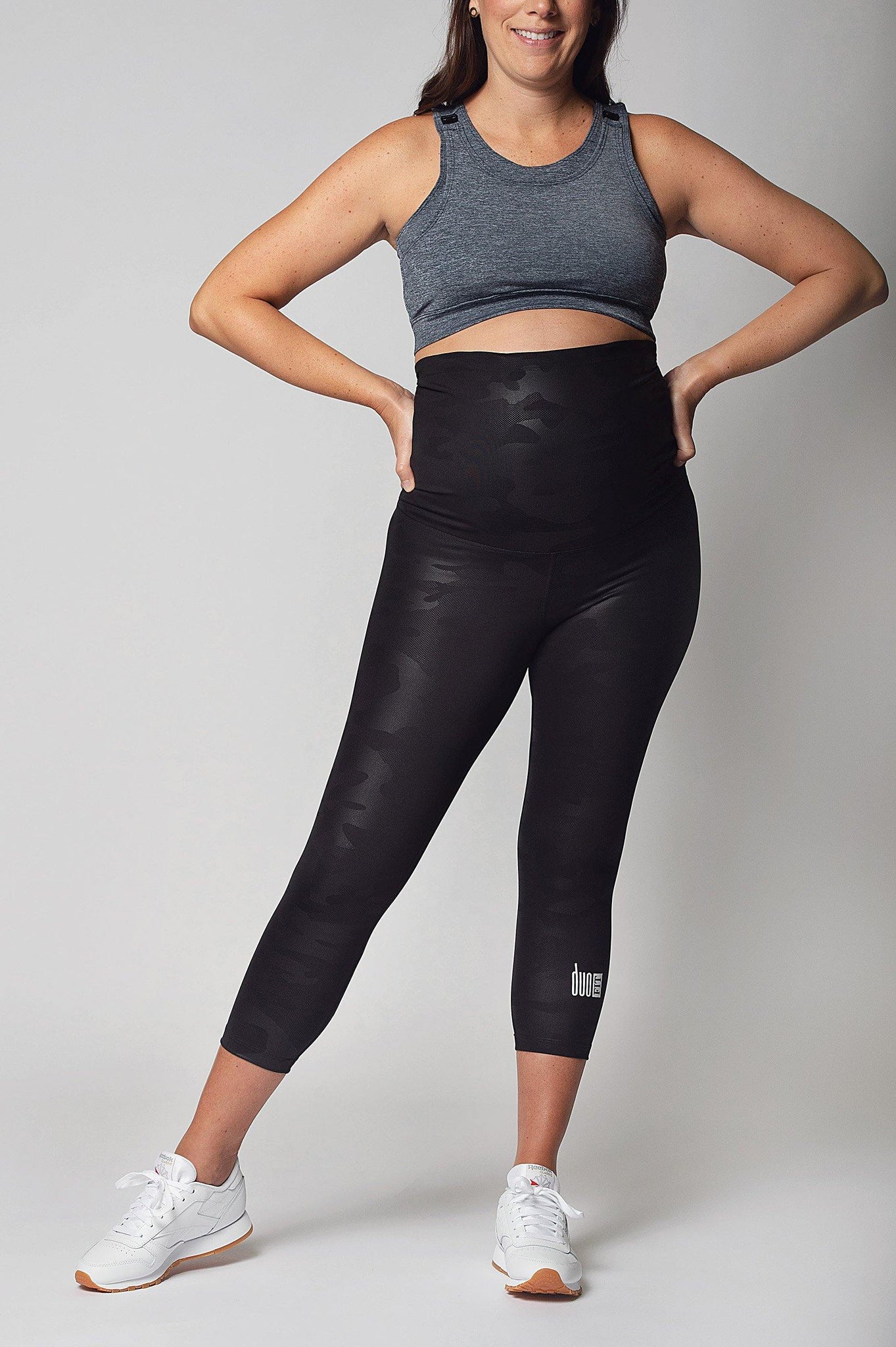 Cropped Maternity Sportswear Power Leggings