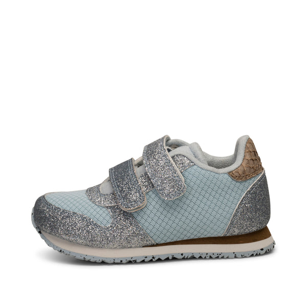Ydun Glitter II Kids - Ice Blue - Sneakers • Køb online