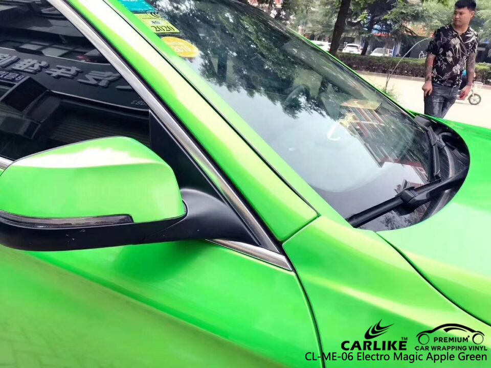 CARLIKE CL-ME-06 MATTE ELECTRO MAGIC APPLE GREEN VINYL