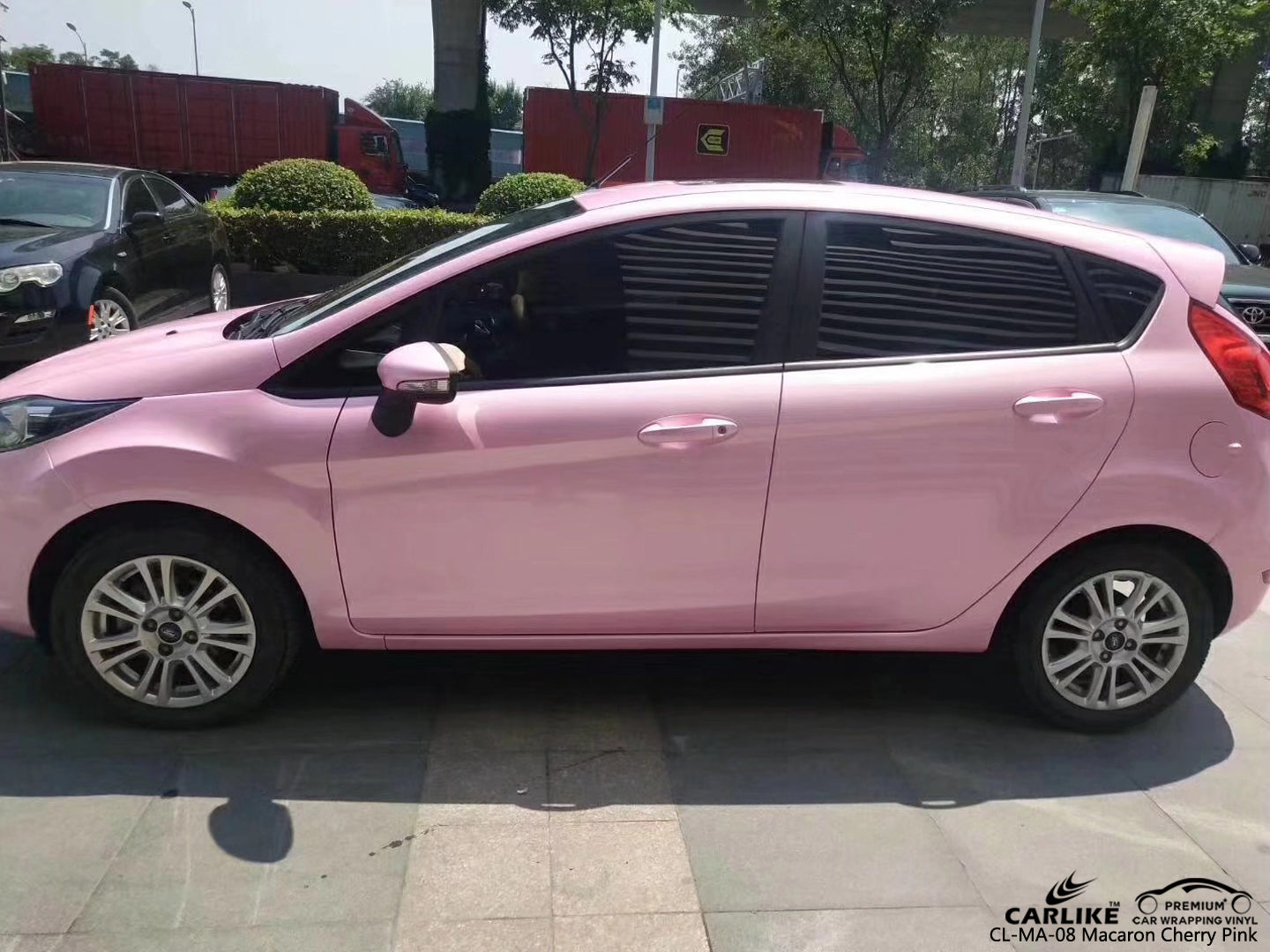 CARLIKE CL-MA-08 MAKARNA KİRAZ PEMBE VİNİL