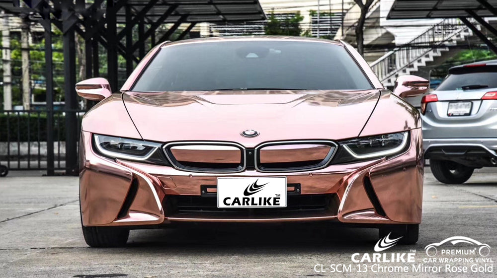 CARLIKE CL-SCM-13 CHROME MIRROR ROSE GOLD VINYL