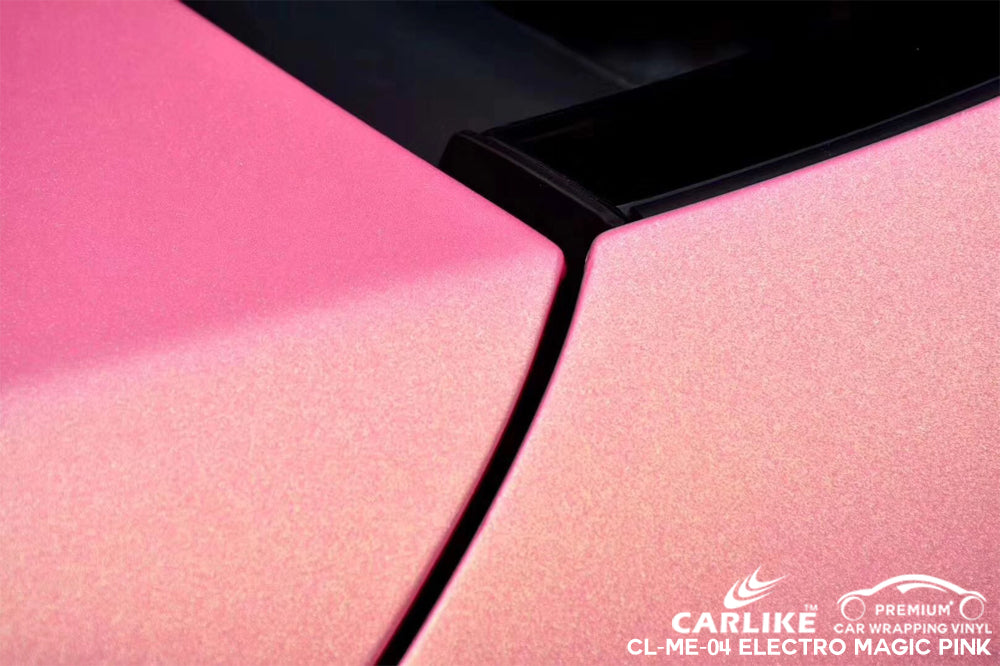 CARLIKE CL-ME-04 MATTE ELECTRO MAGIC PINK VINYL