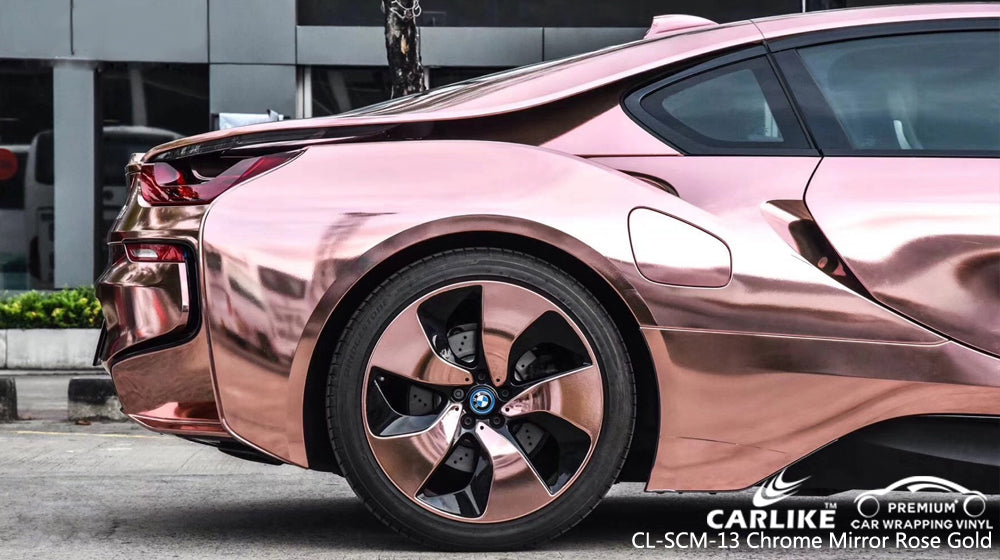 CARLIKE CL-SCM-13 CHROME MIRROR ROSE GOLD VINYL