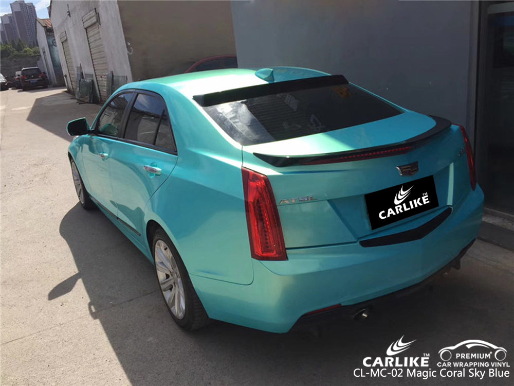 CARLIKE CL-MC-02 GLOSS MAGIC CORAL SKY BLUE VINYL