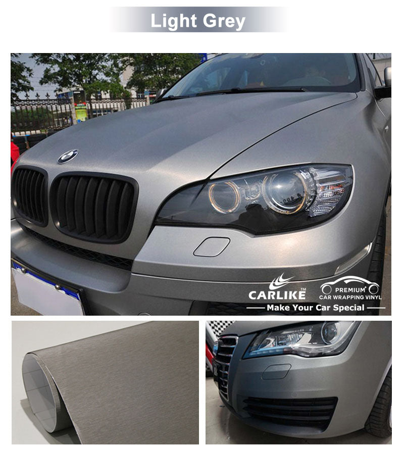 Proveedor de automóviles con envoltura de vinilo negro cepillado de  aluminio – CARLIKE WRAP