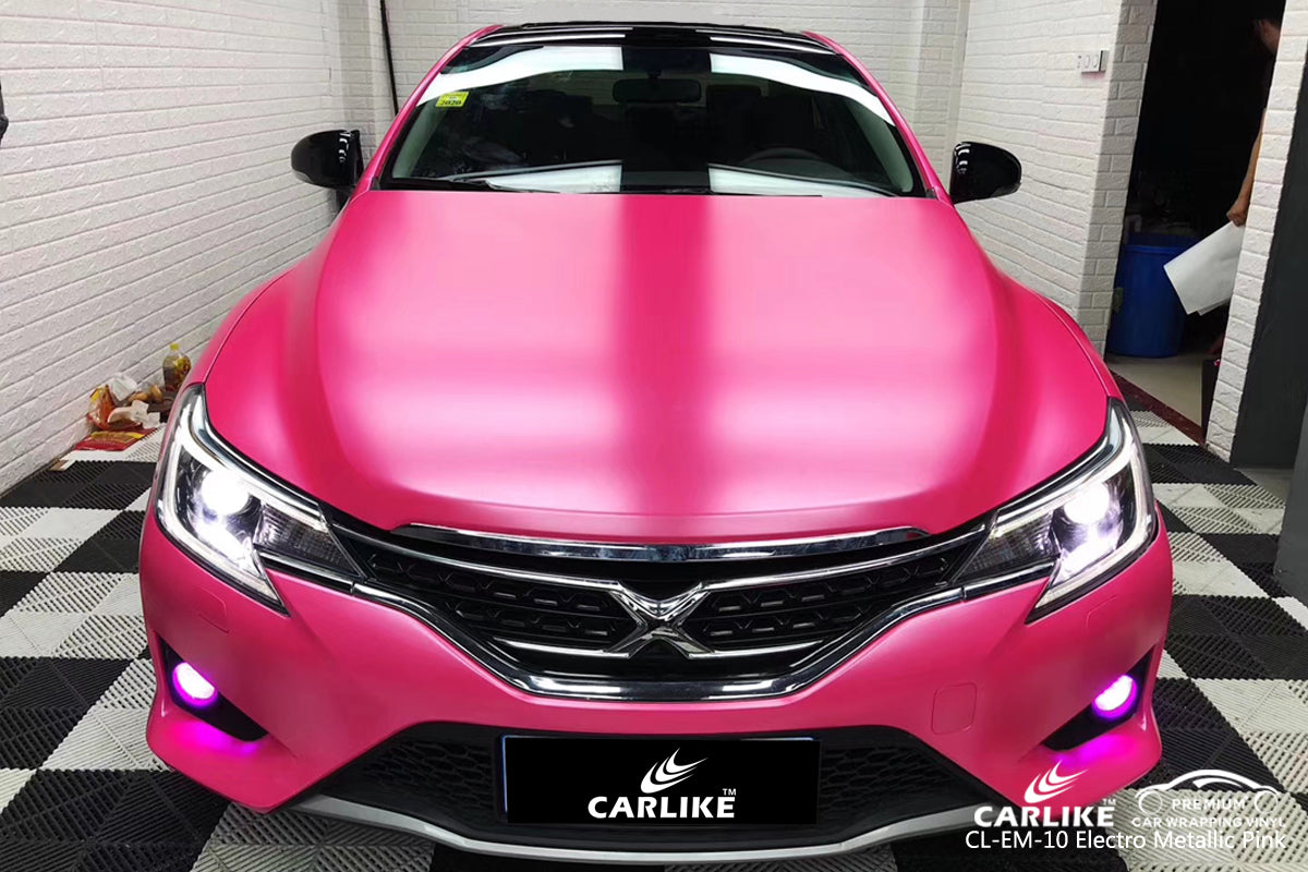 CARLIKE CL-EM-10 PINK MATTE ELECTRO METALLIC VINYL FOR FORD MONDEO