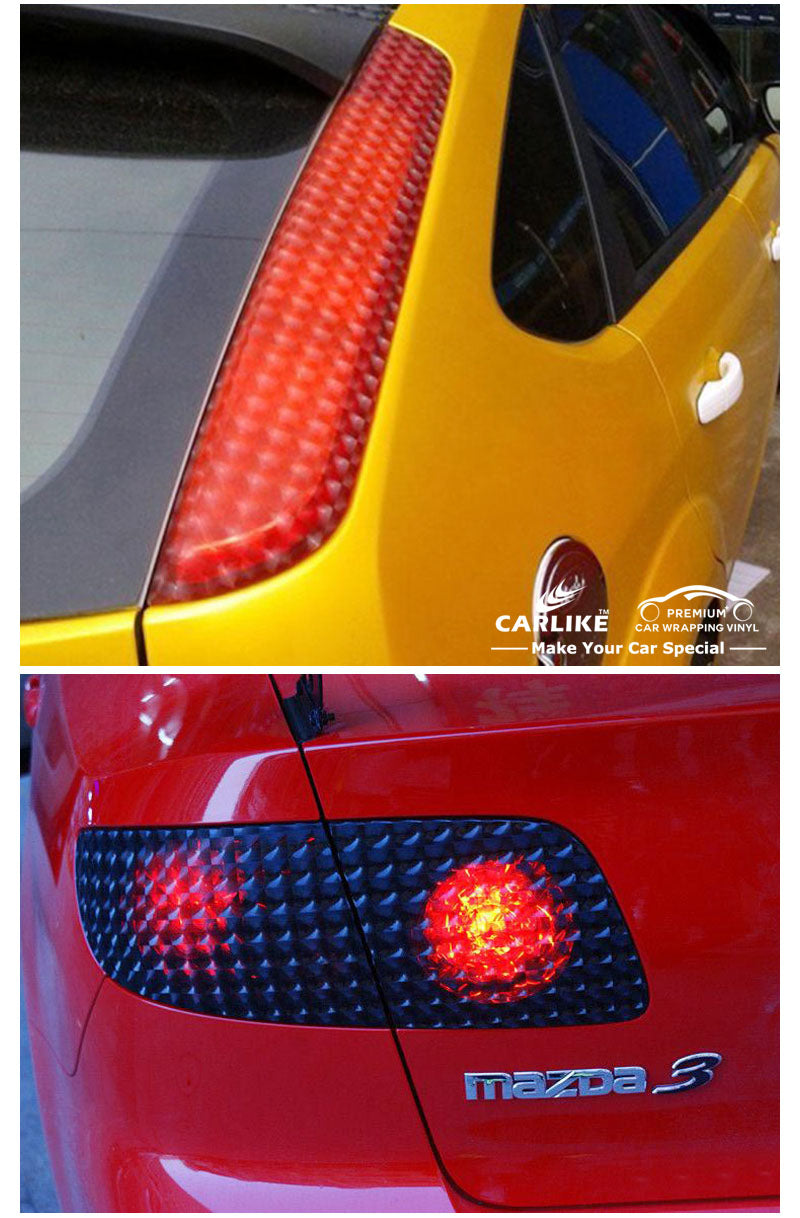 CARLIKE CL-HL-3D Película de color de tinte para faros delanteros de automóvil