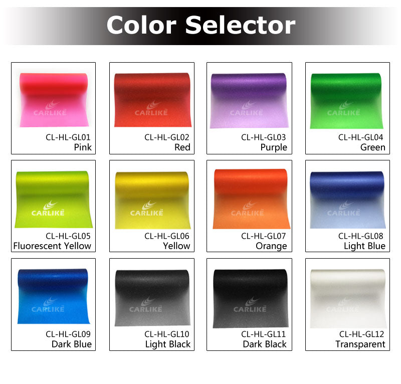 CARLIKE CL-HL-GL Glitter Headlight Tint Color Film