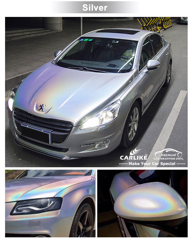 CARLIKE CL-IL Iridiscencia Láser Arco Iris Holográfico Car Wrap Vinilo