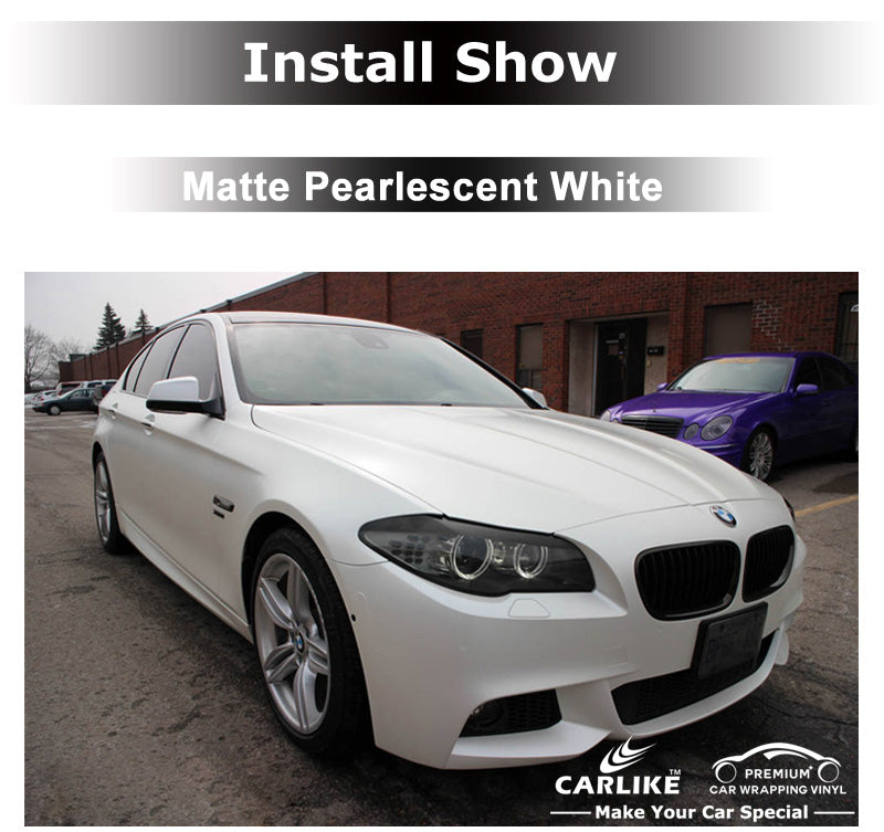 CARLIKE CL-PW Pearlescent White Pearl Car Body Wrap Vinyl