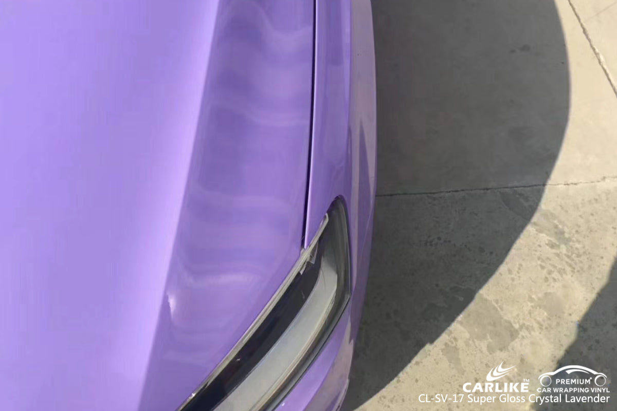 CARLIKE CL-SV-17 SUPER GLOSS CRYSTAL LAVENDER VINYL