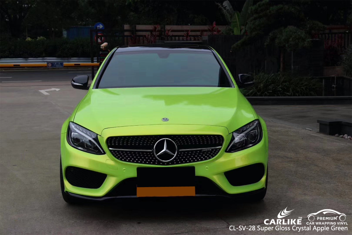 Super Gloss Crystal Apple Green Vinyl – CARLIKE WRAP