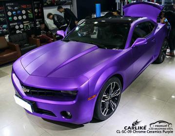 CARLIKE CL-SC-09 CHROME CERAMICS PURPLE VINYL - CARLIKE WRAP