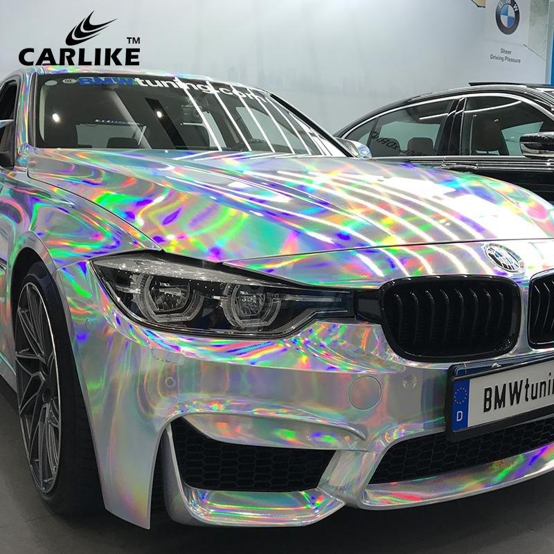 Laser Chrome Color Change Holographic Rainbow Car Wrap Vinyl Film - China  Laser Vinyl, Rainbow Vinyl