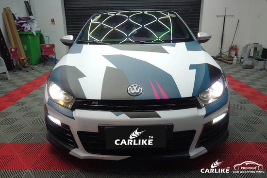 CARLIKE camougflage film wrapping volkswagen Baguio Philippines - CARLIKE WRAP