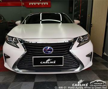 CARLIKE CL-AW-01 matte aurora white to green red vinyl for Lexus - CARLIKE WRAP