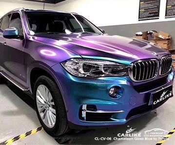 CARLIKE CL-CV-06 chameleon gloss blue to purple vinyl wrapping film rolls Pahang Malaysia - CARLIKE WRAP
