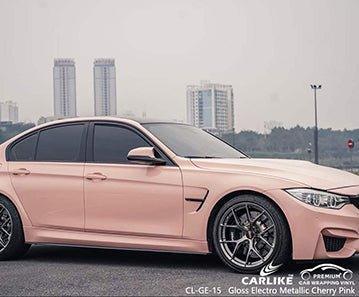 CARLIKE CL-GE-15 gloss electro metallic cherry pink vinyl for bmw - CARLIKE WRAP