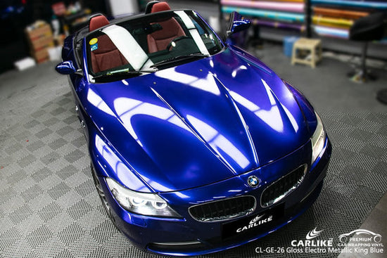 CARLIKE CL-GE-26 GLOSS ELECTRO METALLIC KING BLUE VINYL - CARLIKE WRAP