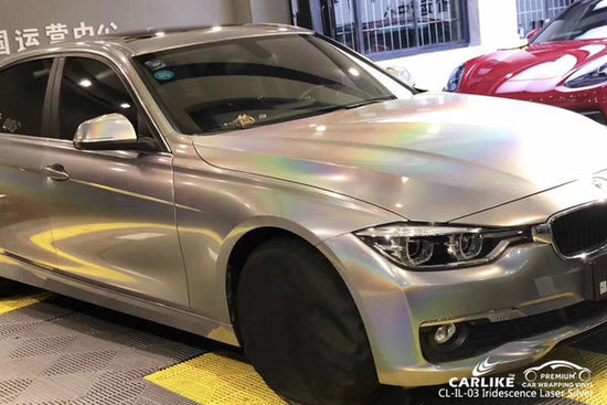 CARLIKE CL-IL-03 IRIDESCENCE LASER SILVER VINYL FOR WRAP CAR - CARLIKE WRAP