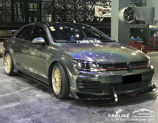 CARLIKE CL-IL-04 IRIDESCENCE LASER GREY VINYL WRAP VOLKSWAGEN - CARLIKE WRAP