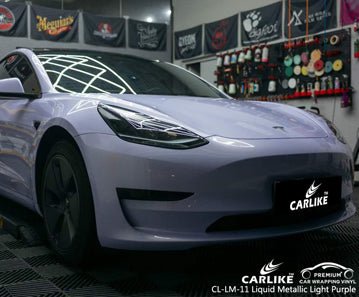 CARLIKE CL-LM-11 liquid metallic light purple vinyl for tesla - CARLIKE WRAP