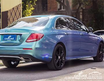 CARLIKE CL-MC-07 GLOSS MAGIC CORAL MALACHITE GREEN VINYL WRAP MERCEDES-BENZ - CARLIKE WRAP