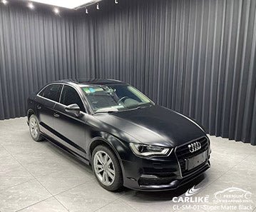 CARLIKE CL-SM-01 super matte black vinyl for audi - CARLIKE WRAP