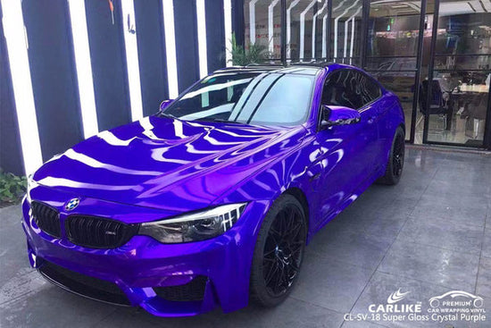 CARLIKE CL-SV-18 SUPER GLOSS CRYSTAL PURPLE VINYL For BMW - CARLIKE WRAP