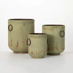 Rustic Patina Planter - Aldrich Home