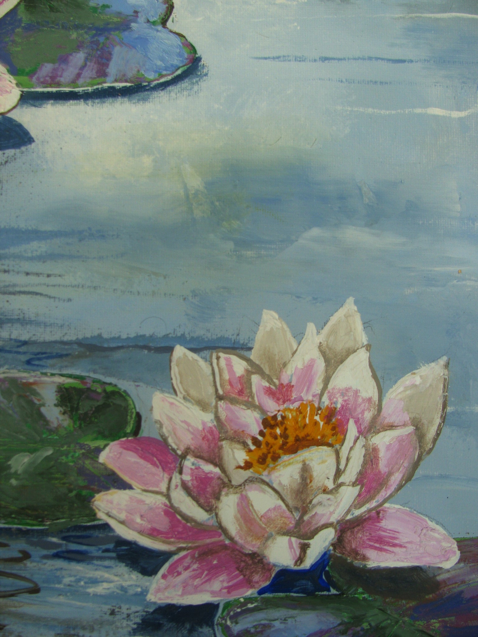 Water Lilies Pond Nymphaea Painting Patrick Bornemann