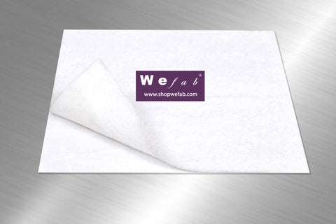 Iron On/Fusible Interfacing Fabric - Heavy Weight 75cm Wide - 2 Metres -  White (Non-Woven) : : Home & Kitchen