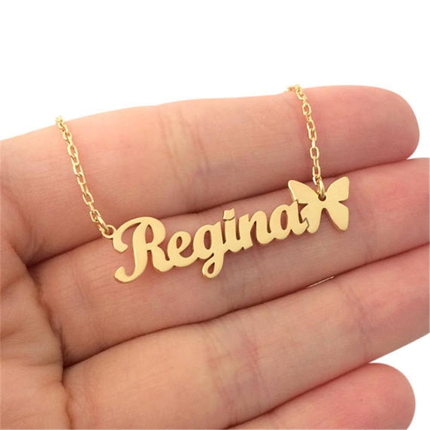 Name Necklace For Women - Personalized Name Necklace- Gifts For Her