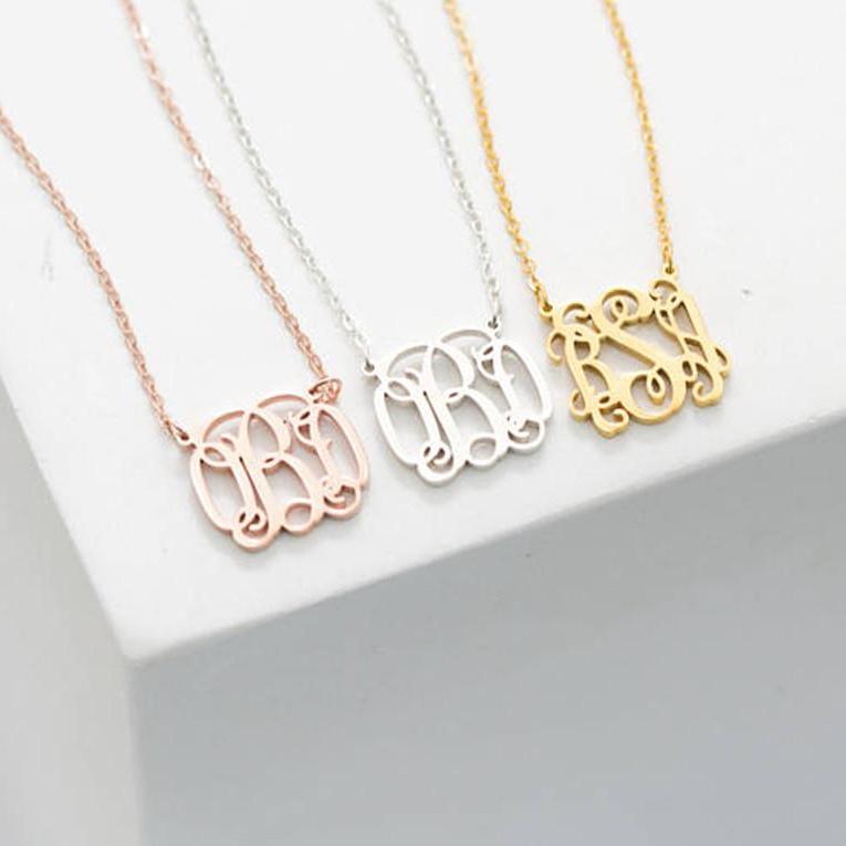 Personalized Monogram Necklace- Best Retirement Gifts For Women