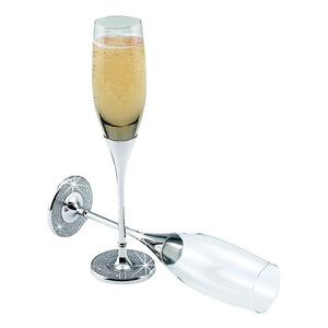 Simply Chic Wedding Bling Champagne Toasting Flutes -Shipping Included - SIMPLY CHIC WEDDING STORE