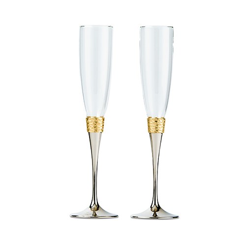 wedding champagne flute set