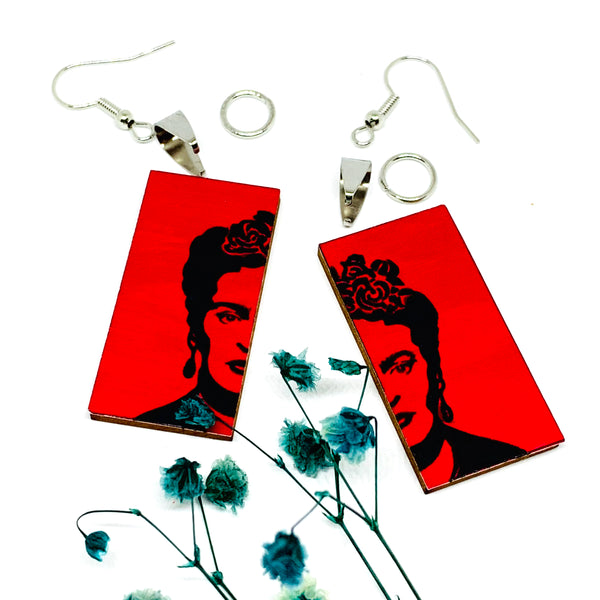 mock flydende Repræsentere Mexican Jewelry: Frida Kahlo Earrings, Clay Jewelry & HandPainted Bags –  Fridamaniacs