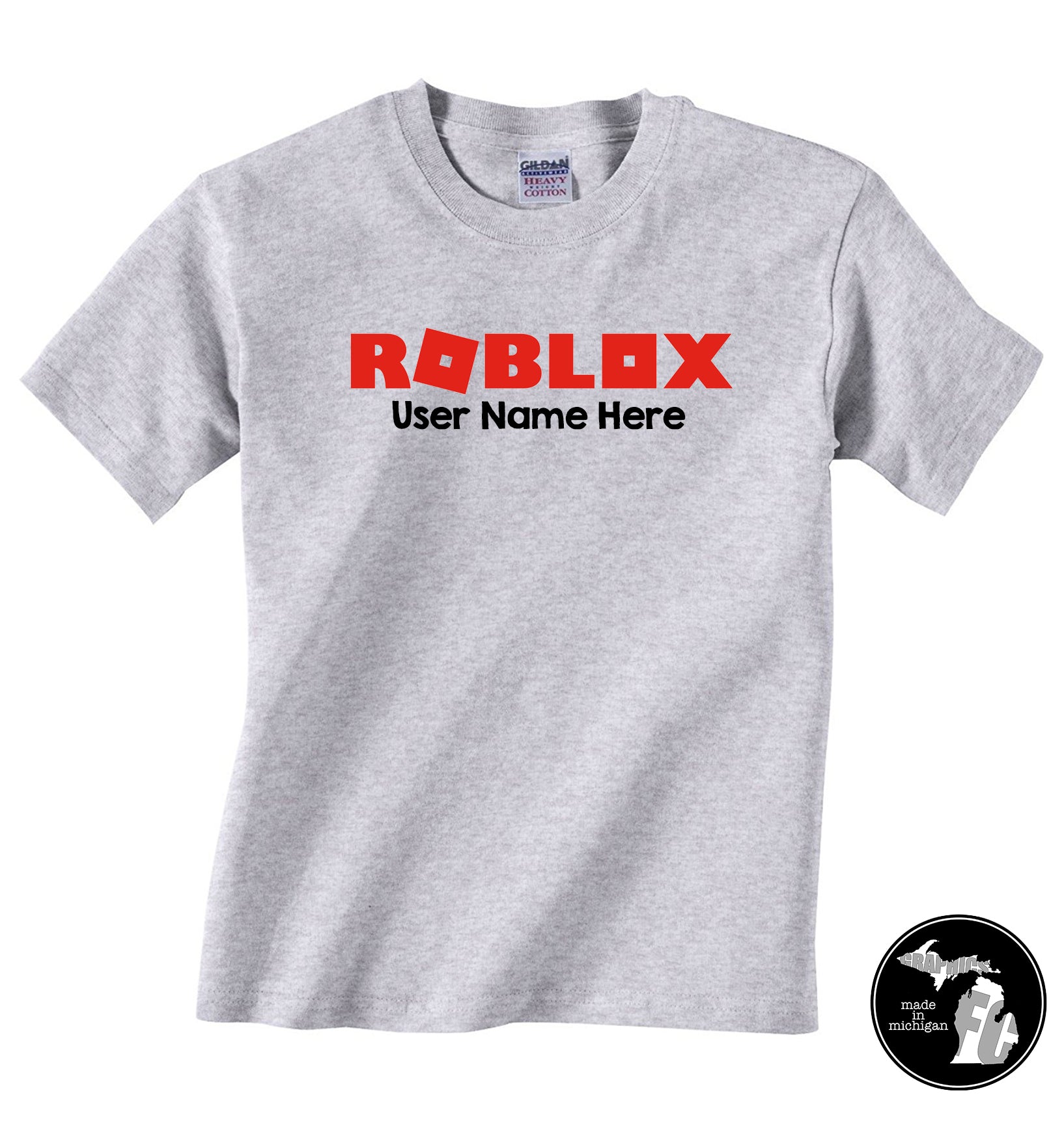 Roblox T Shirt With Personal User Name Kids Shirt Child Adults Furniture City Graphics - roblox shirt viewer