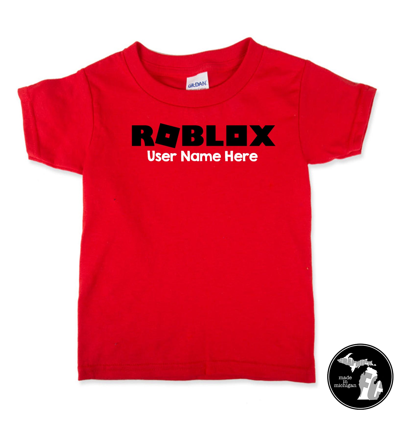 Roblox T Shirt With Personal User Name Kids Shirt Child Adults Furniture City Graphics - how to wear t shirts in roblox