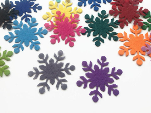 Snowflake Die Cut, Felt Snowflakes, Christmas Decorations, Holiday & C –  MagiCuts Shop