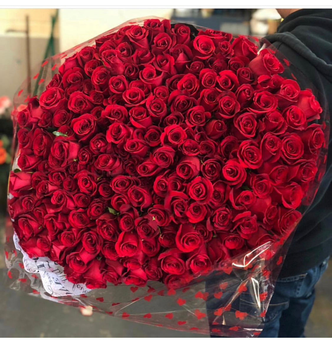 100 Red Rose Bouquet