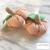 Small Fabric pumpkins