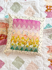 Paper Kites English paper piecing (EPP) cushion project