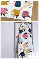 Modern Bear quilt pattern by Lou Orth Designs