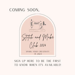 Sign up to the Stitch and Make newsletter